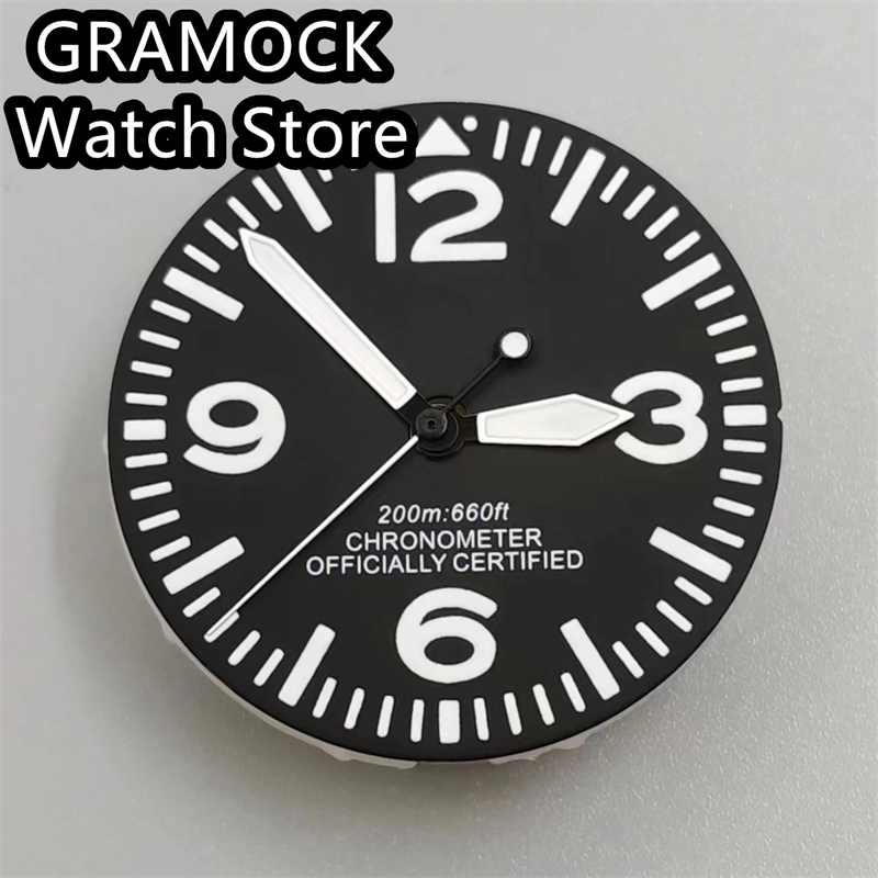 Seiko Watch 5 Sports - Gradial 29mm Dial siyah saat Dial