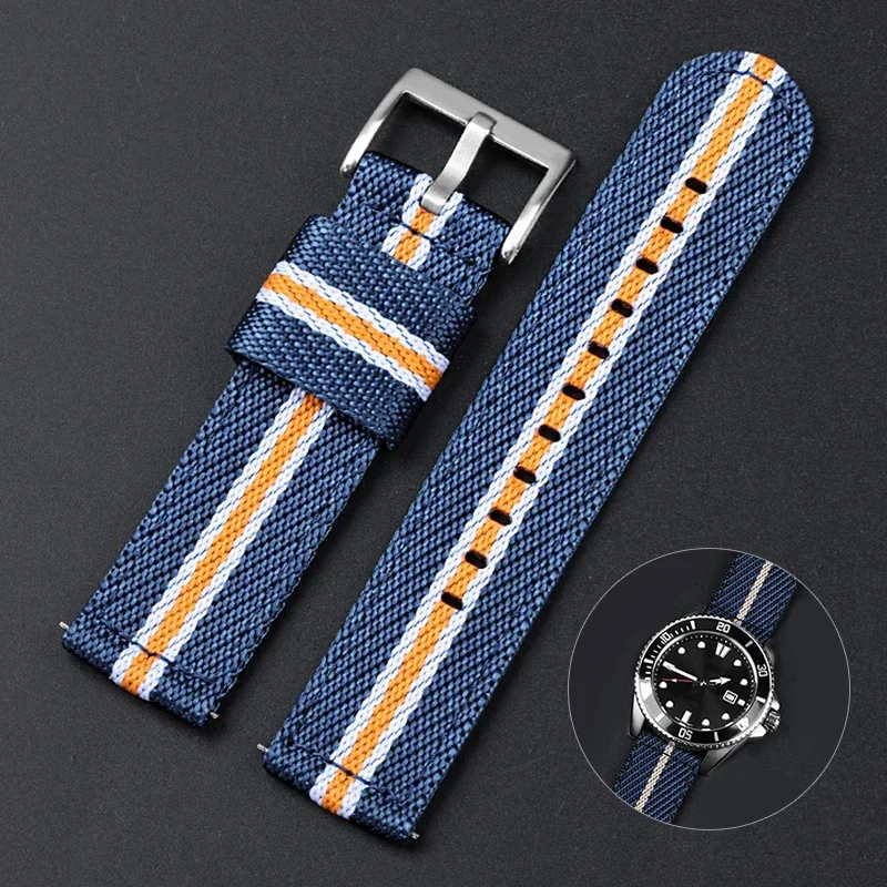 Nato Strap Nylon - Hızlı Bırakma Naylon Kayış Tudor 20