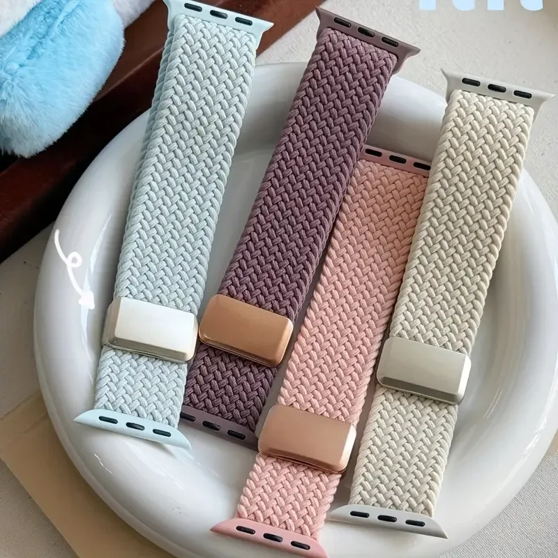 Milanese Loop Magnetic - Naylon Örgülü Döngü Kayış Apple Watch
