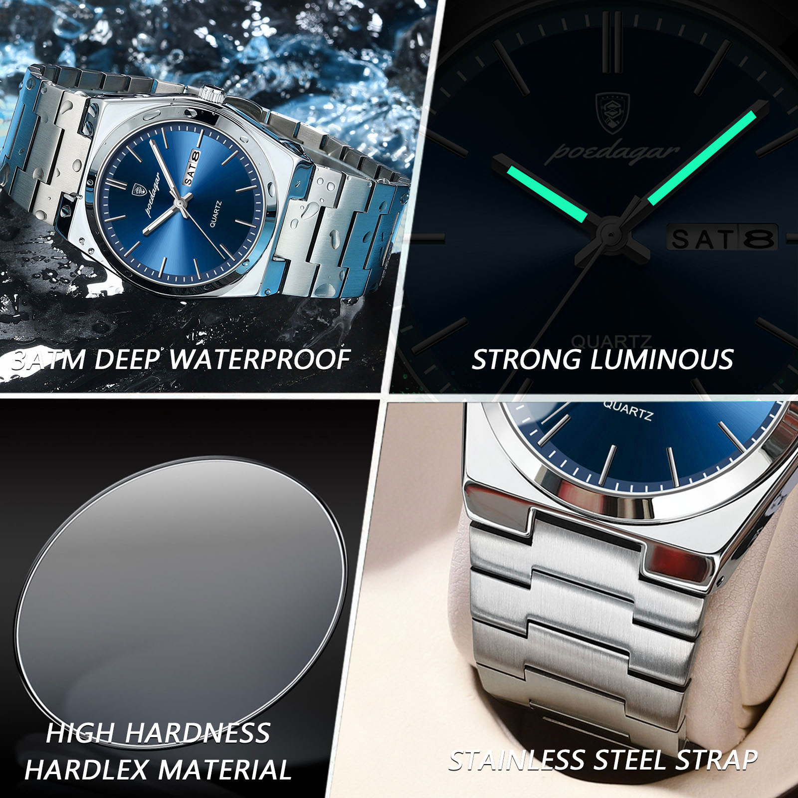 POEDAGAR Lüks Saatler Erkekler - Patek Philippe Watch Nautilus incelemesi ve fiyatı