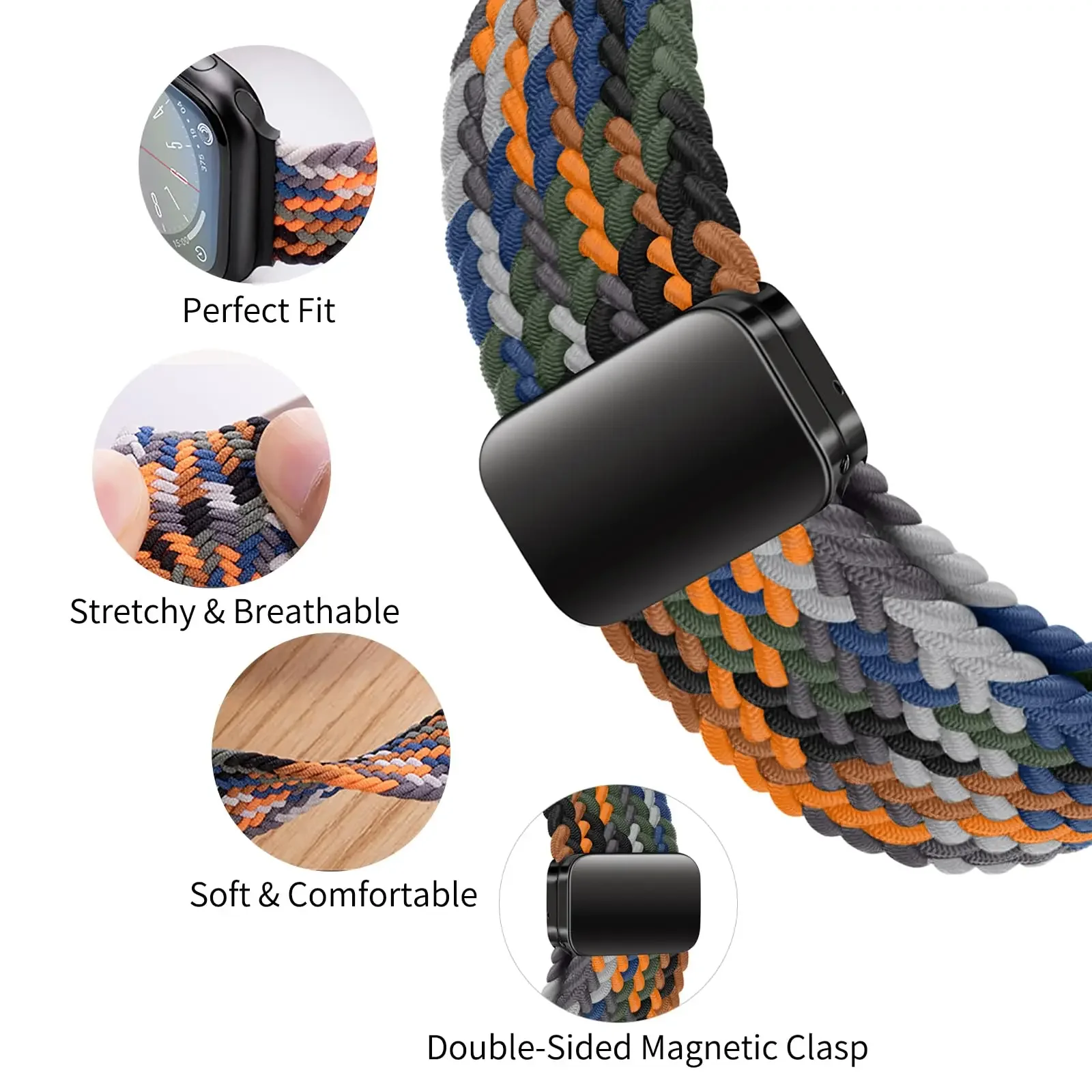 Naylon Örgülü Döngü Kayış Appl - Milanese Loop Magnetic incelemesi ve fiyatı