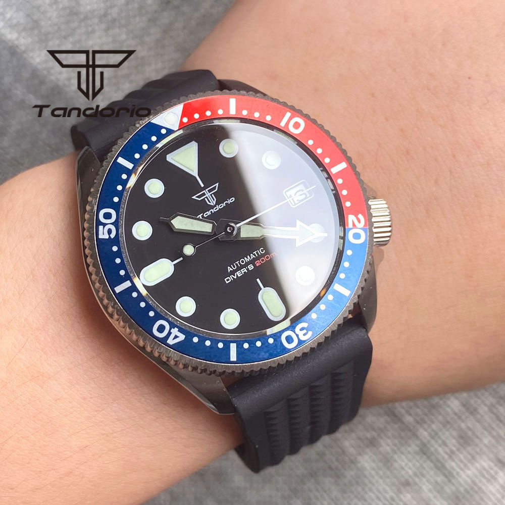 Tandorio NH35A 37mm otomatik e - Rubber Strap Diver incelemesi ve fiyatı